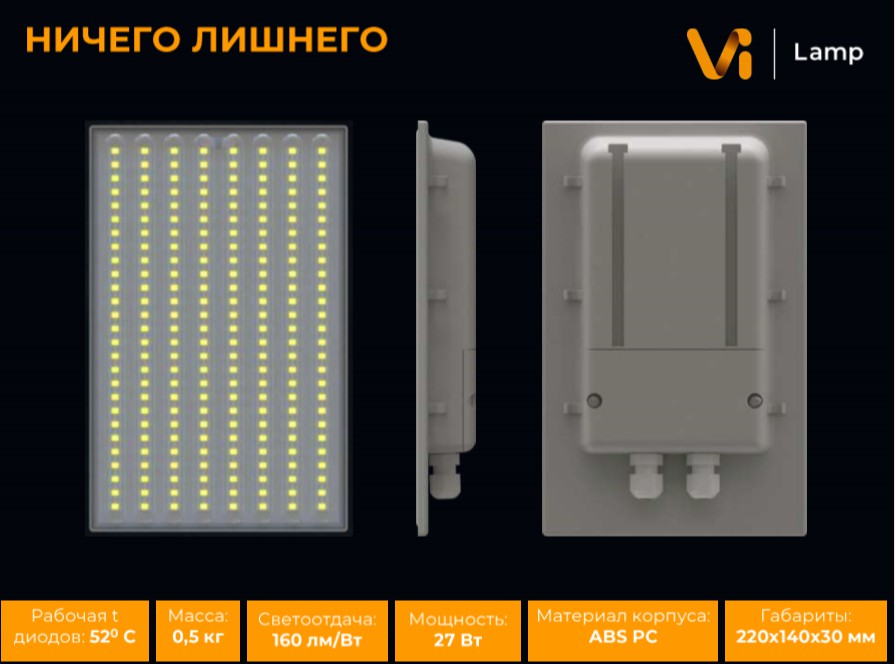 Светодиодные системы Vi-Lamp от ВИЛЕД