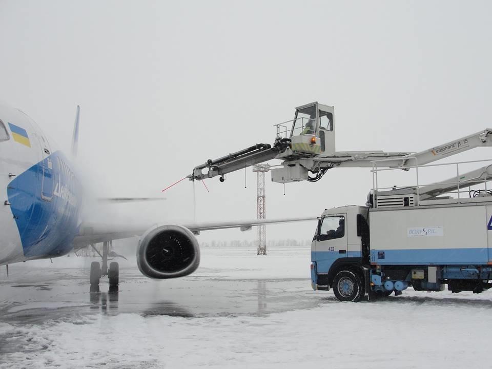В аэропорту "Борисполь" предупреждают о возможных задержках рейсов из-за погодных условий
